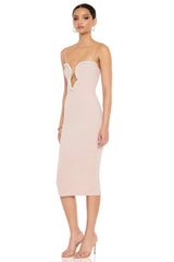 Nookie Adorn Midi Dress - Dream