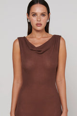 Kyra Maxi Dress - Bark