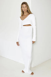 Aurora Maxi Dress - White