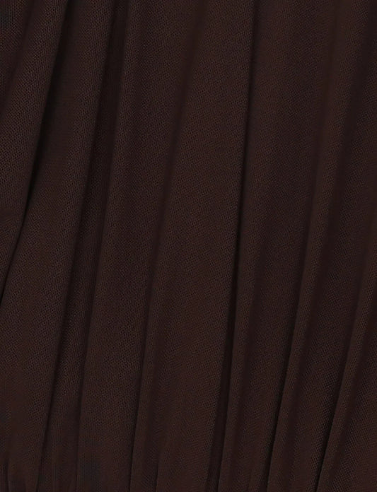 Evanna Mini Dress - Brown : Chocolate