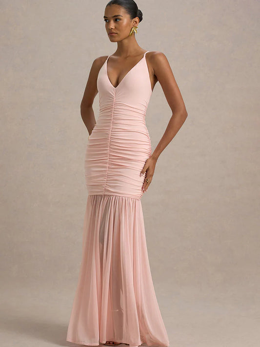 Solara Glow Maxi Dress.