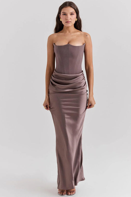 Livette - Corset Midi Dress