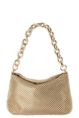 Skylar Ball Mesh Bag - Gold