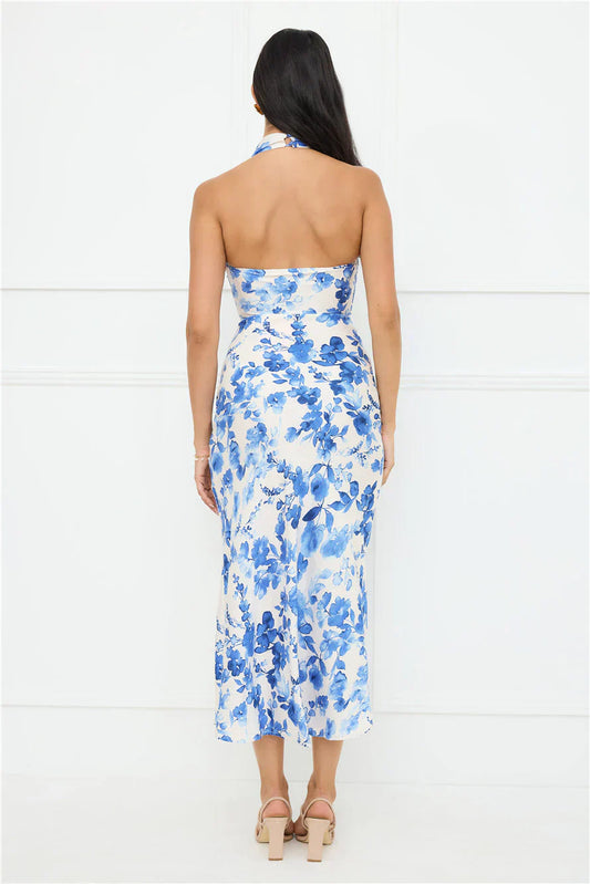 Cupid’S Kiss Halter Midi Dress