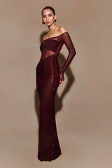 Elyra | Sequin Maxi Dress