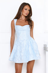 Light Whisper Mini Dress Blue