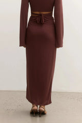 Adriana Skirt - Chocolate