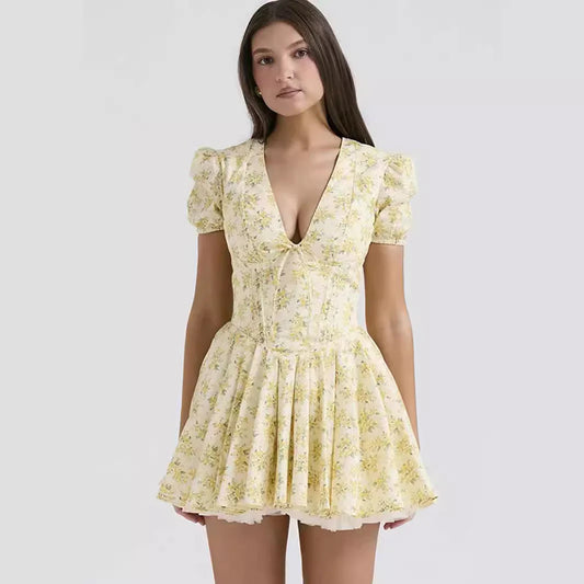 Livette - Flower Power Mini Dress
